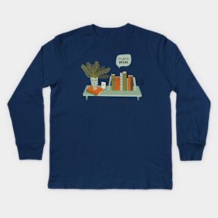 Interior bookshelf Kids Long Sleeve T-Shirt